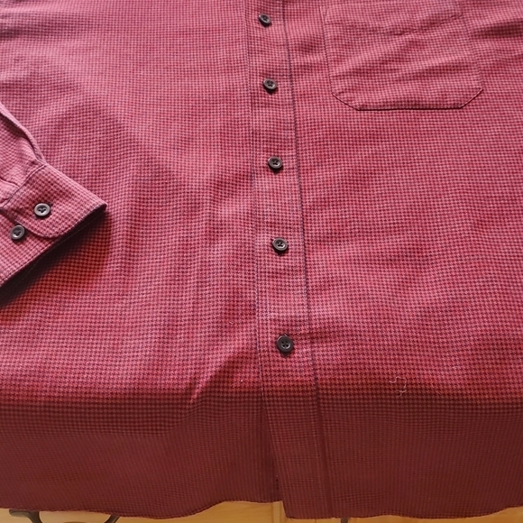 L.L. Bean Traditional Fit Flannel Rustic Red Hadth Long Slv Sz XL Shirt - Picture 8 of 17